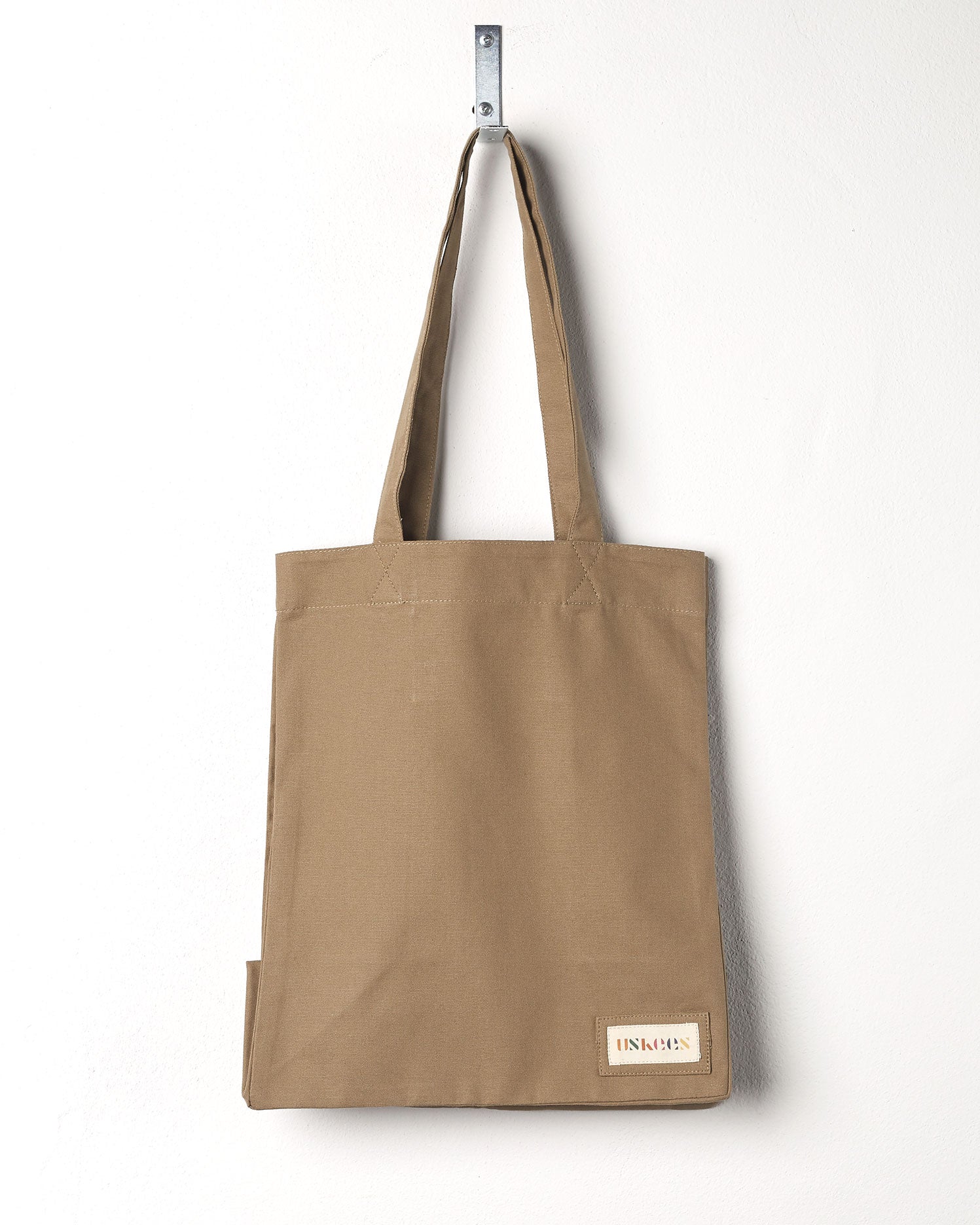 Khaki tote bag hot sale