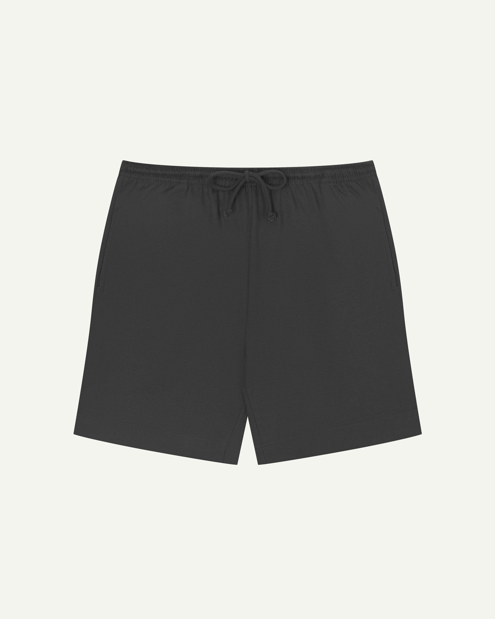 7007 faded black drawstring shorts uskees