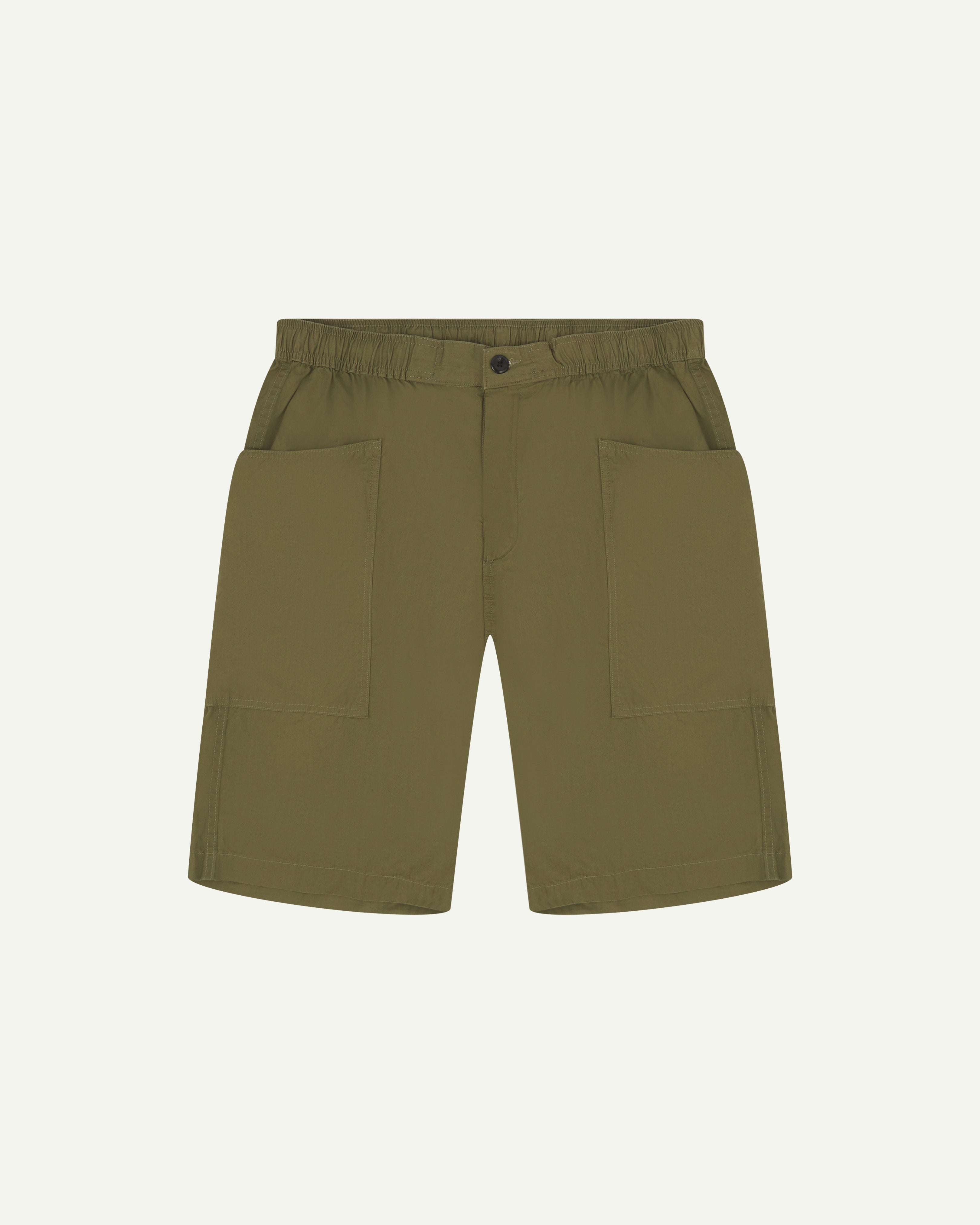 Olive green best sale cotton shorts