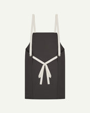 #9001 canvas tie-back apron - charcoal