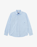 6013 Long-sleeve Oxford shirt - daydream blue