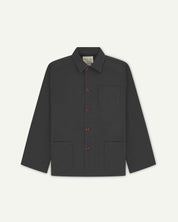 #3001 buttoned overshirt - discontinued charcoal