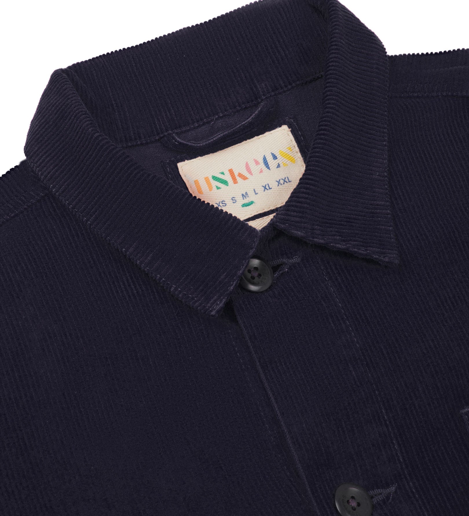 size label, collar and hanging hoop.