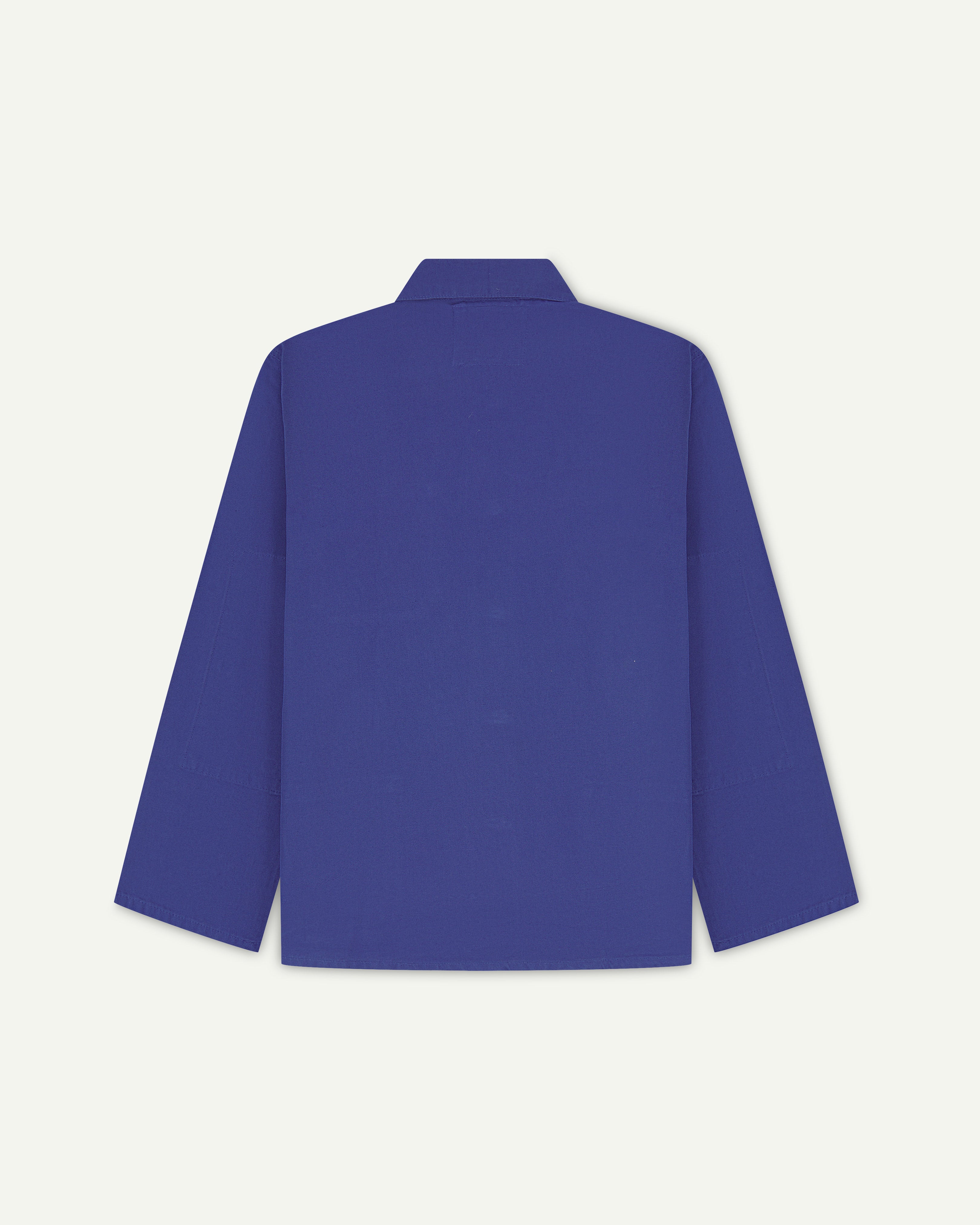 #3001 buttoned overshirt - ultra blue