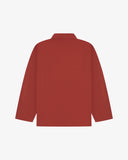 The #3001 Buttoned Overshirt - terrakotta