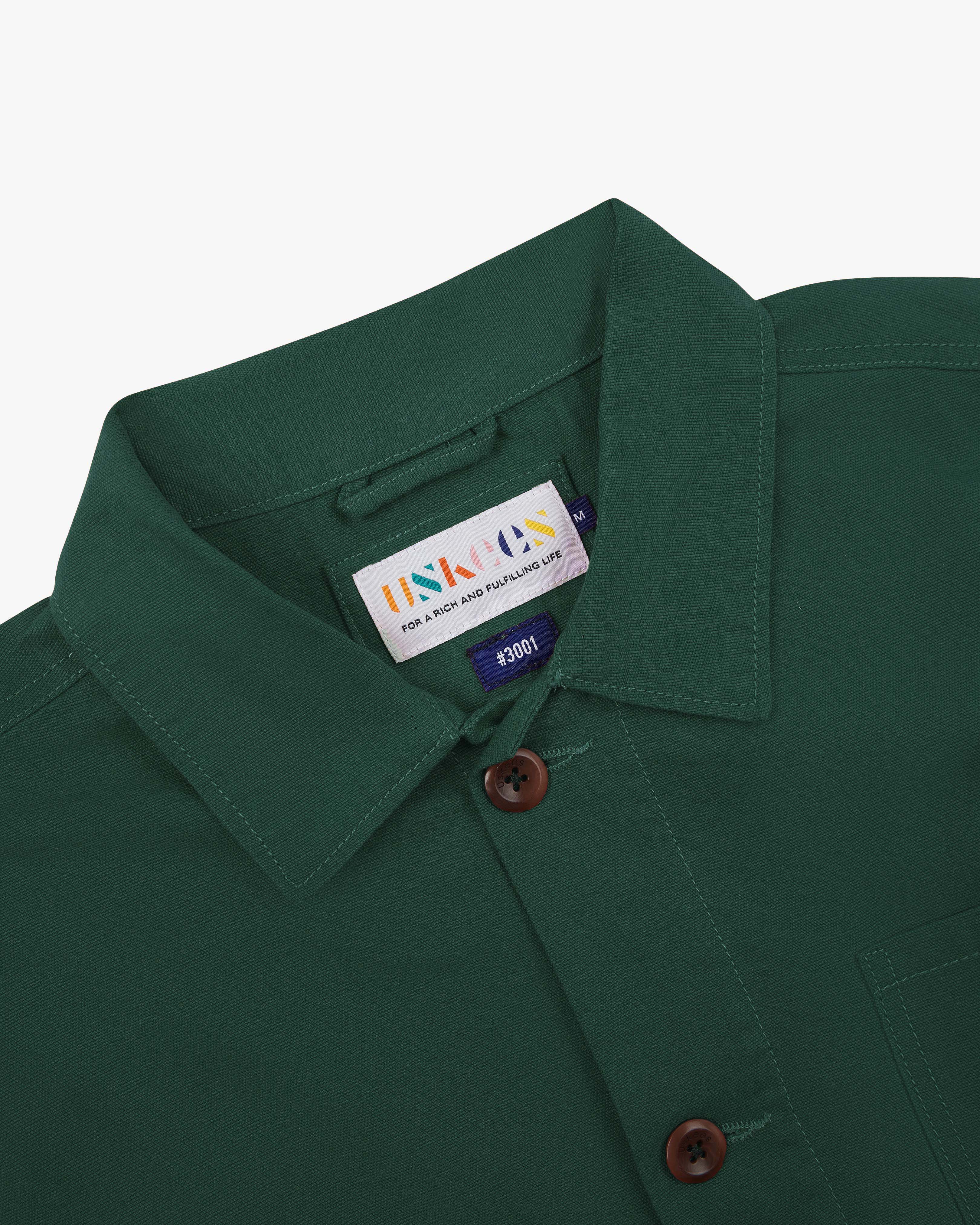 3001 Buttoned overshirt - green