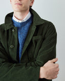 3001 Cord overshirt - vine green