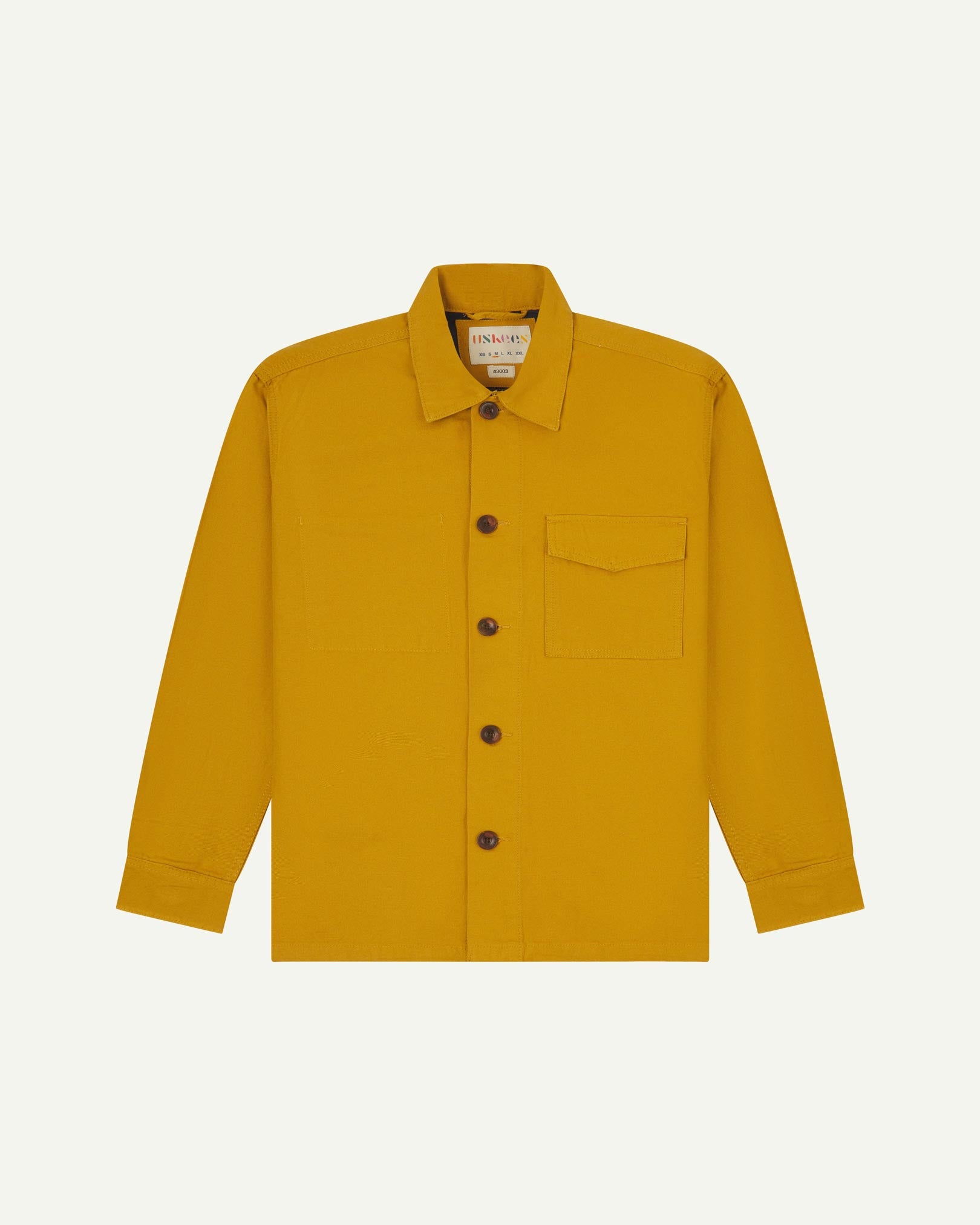 La chemise de travail boutonnée #3003 Jaune