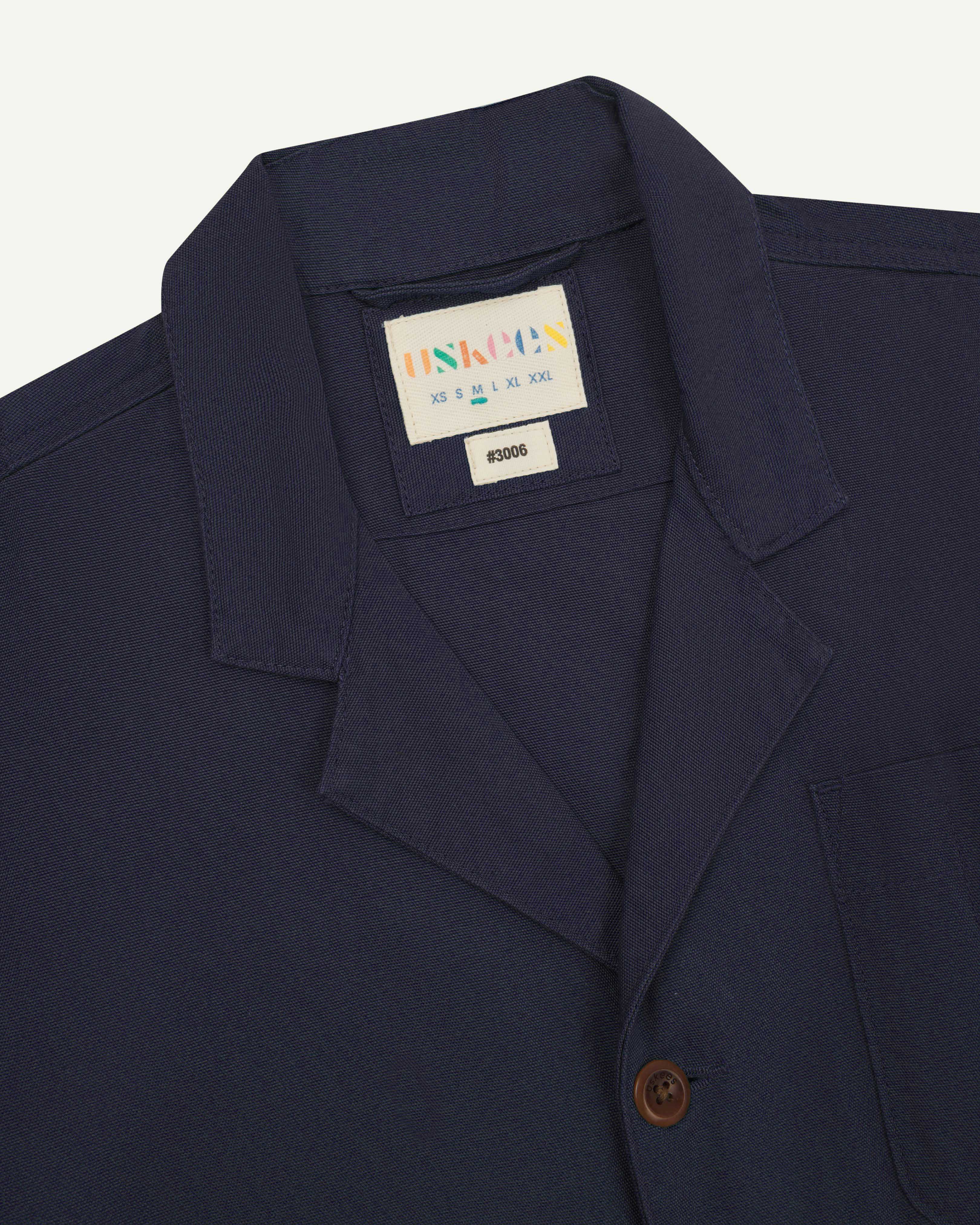 #3006 cotton blazer - navy