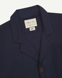 Blazer aus Bio-Baumwolle in Marine Blau #3006