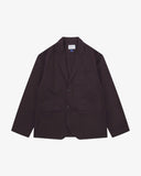 3047 Docklands blazer - dark plum