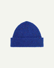 #4003 speckled donegal wool hat - ultra blue