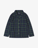Uskees suburban blue/green plaid pyjama top for men.
