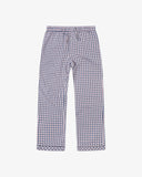 Uskees suburban navy/berry check pyjama bottom for men.
