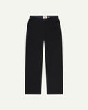Uskees midnight blue corduroy pants on a white background