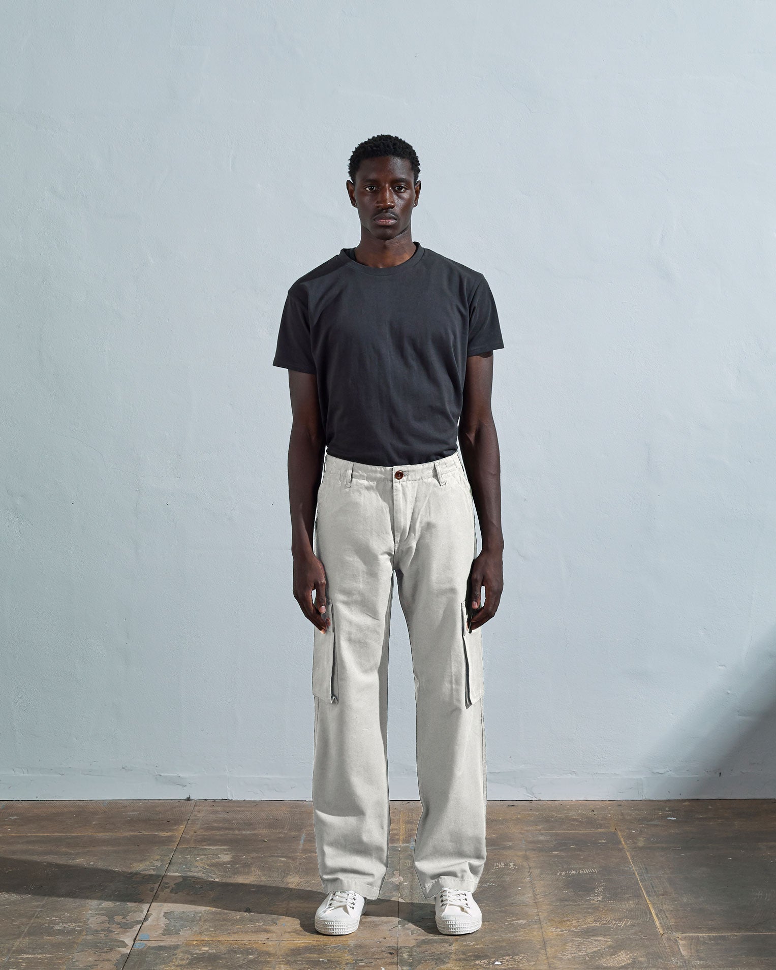 5014 cream - cargo pant | uskees