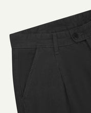 #5018 cord boat pants - faded black