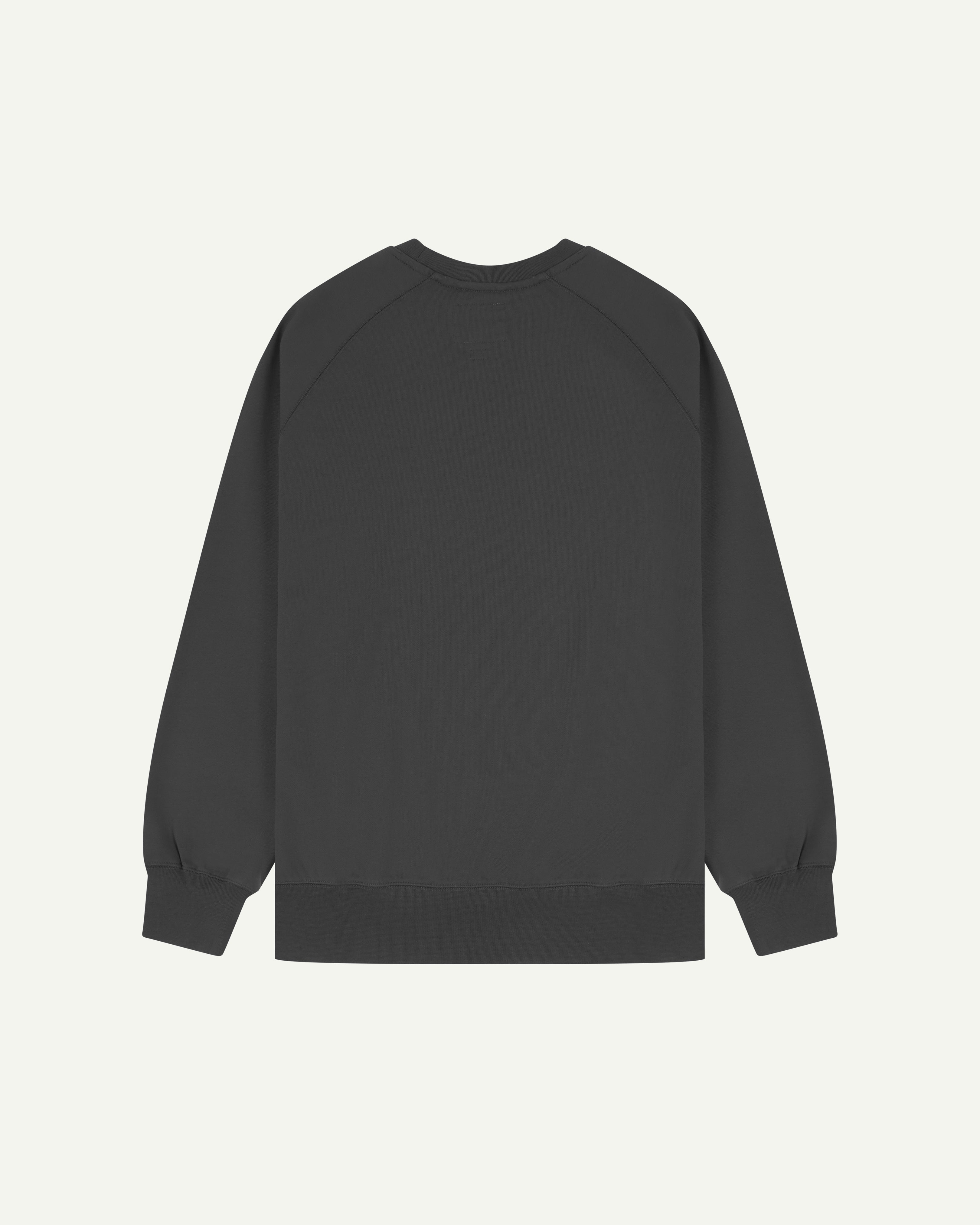 #7005 Faded Black Cotton Sweater | USKEES Organic Apparel