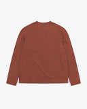 7010 Long sleeve t-shirt - chestnut