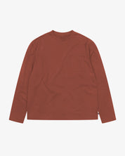 7010 Long sleeve t-shirt - chestnut