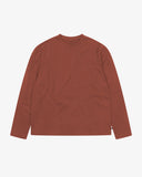 7010 Long sleeve t-shirt - chestnut