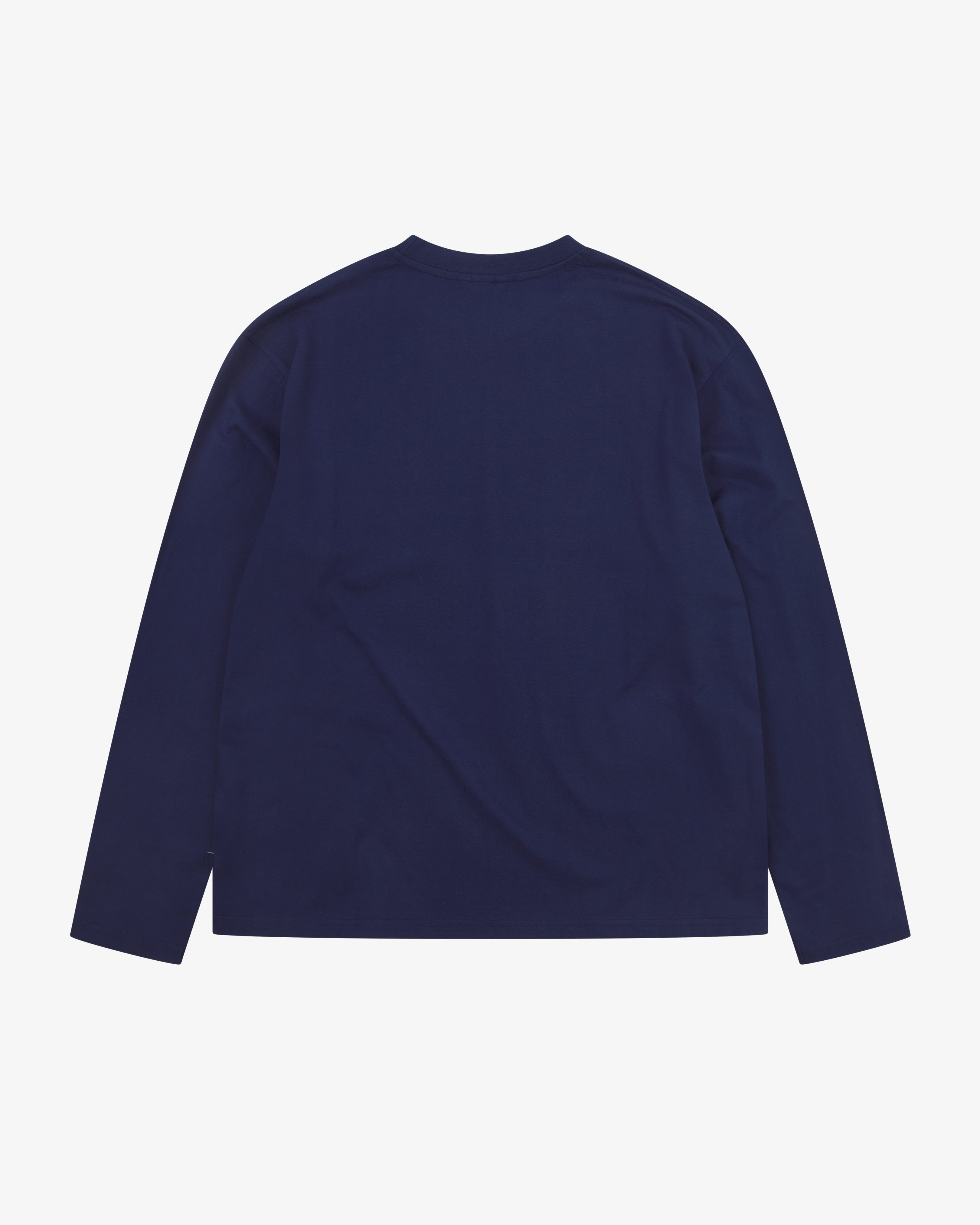 7010 Long sleeve t-shirt - deep indigo