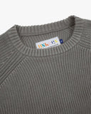 7013 Crew knit jumper - dark grey
