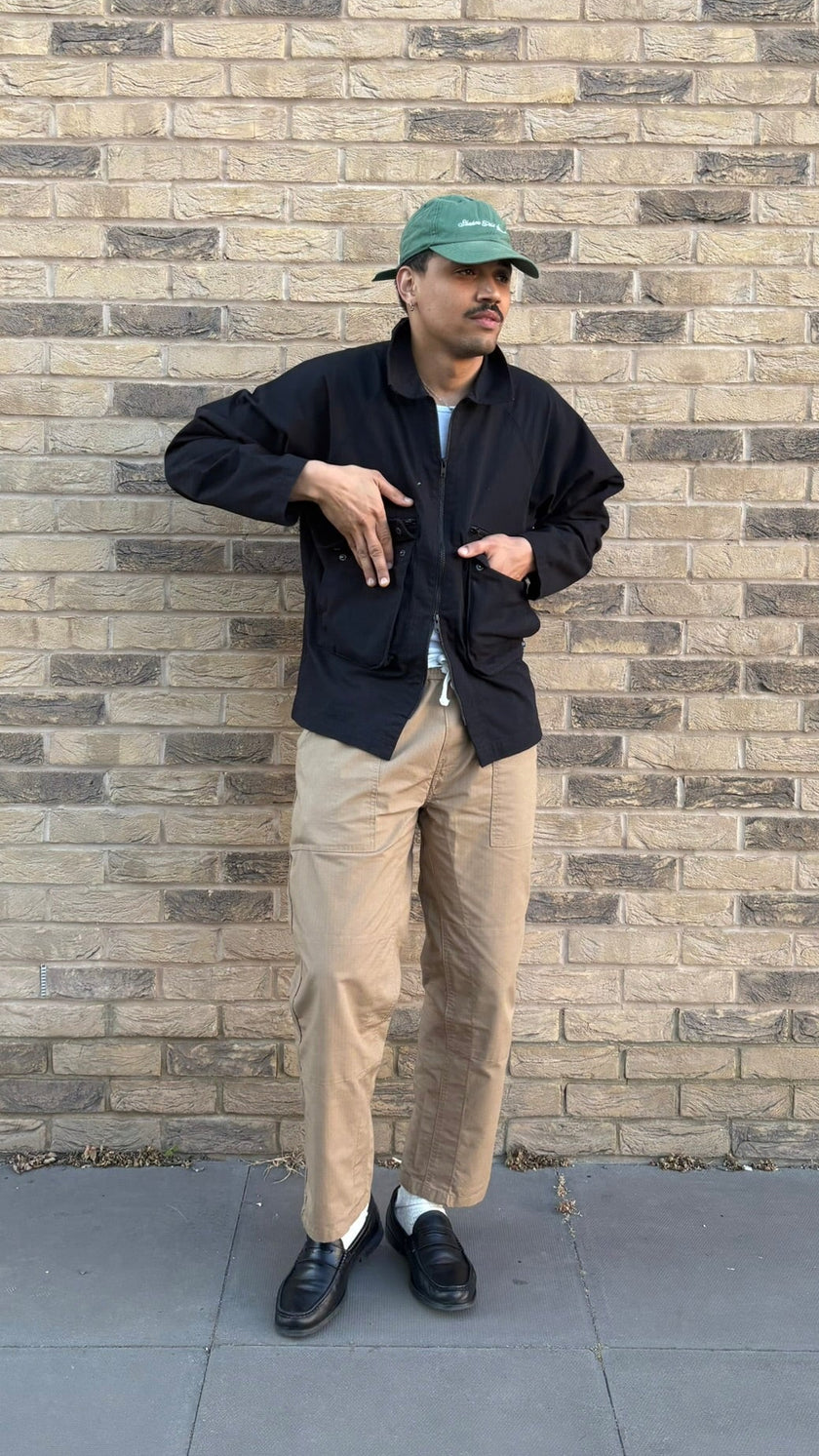 #3001 Ultra Blue Buttoned Overshirt | USKEES Organic Apparel