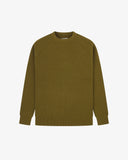 7013 Crew knit jumper - woodland green