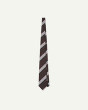 #4014 repp tie - dark plum