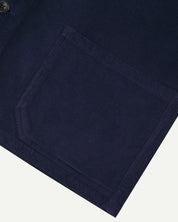 3001 Cord buttoned overshirt - deep indigo