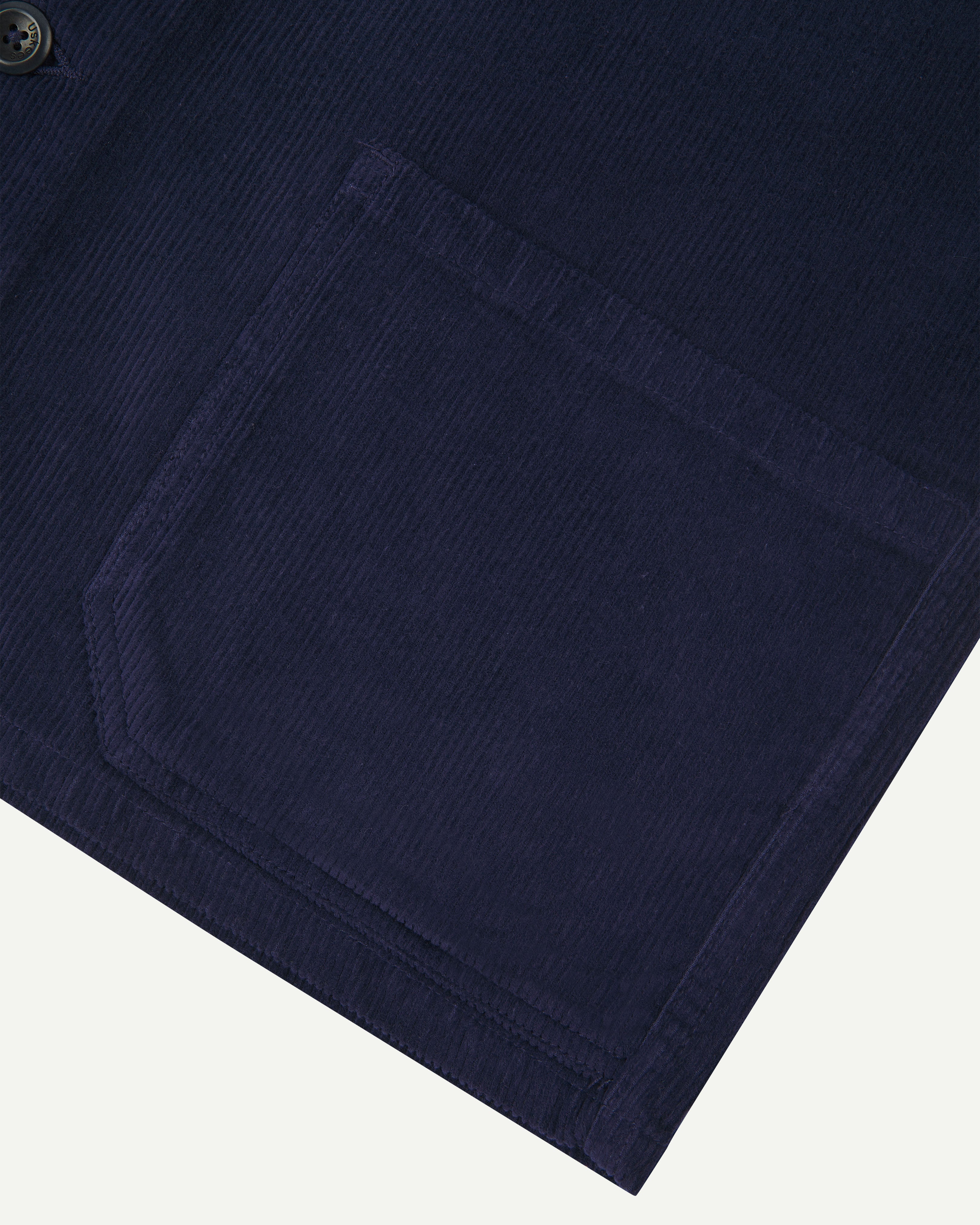 3001 Cord buttoned overshirt - deep indigo