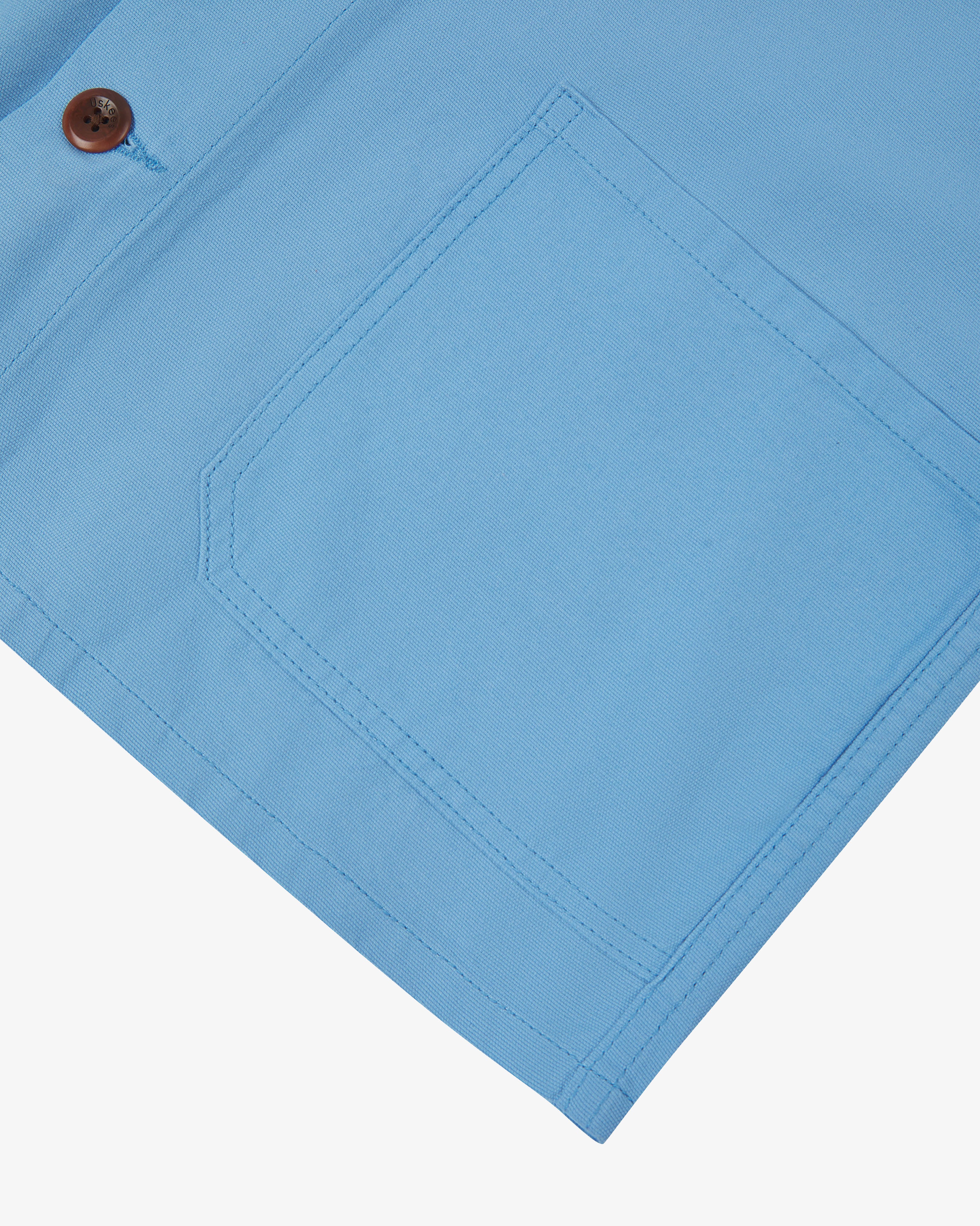 3001 Buttoned overshirt - powder blue