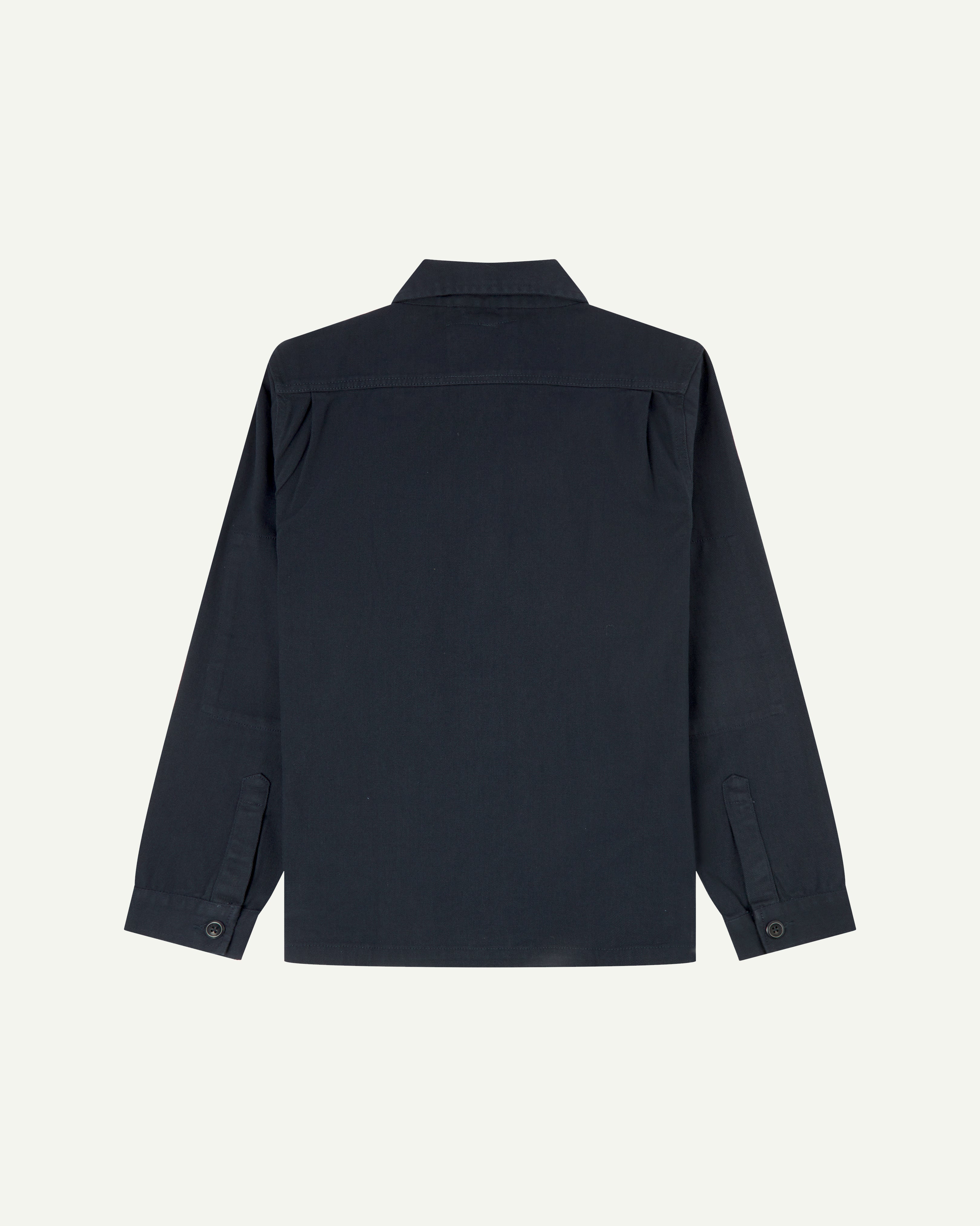 3024 Blueberry Cotton Drill Overshirt | Layered Pockets