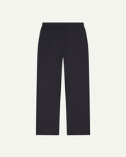 Flat back shot of the Uskees 5020 lightweight utility pants in midnight blue showing drawstring waist