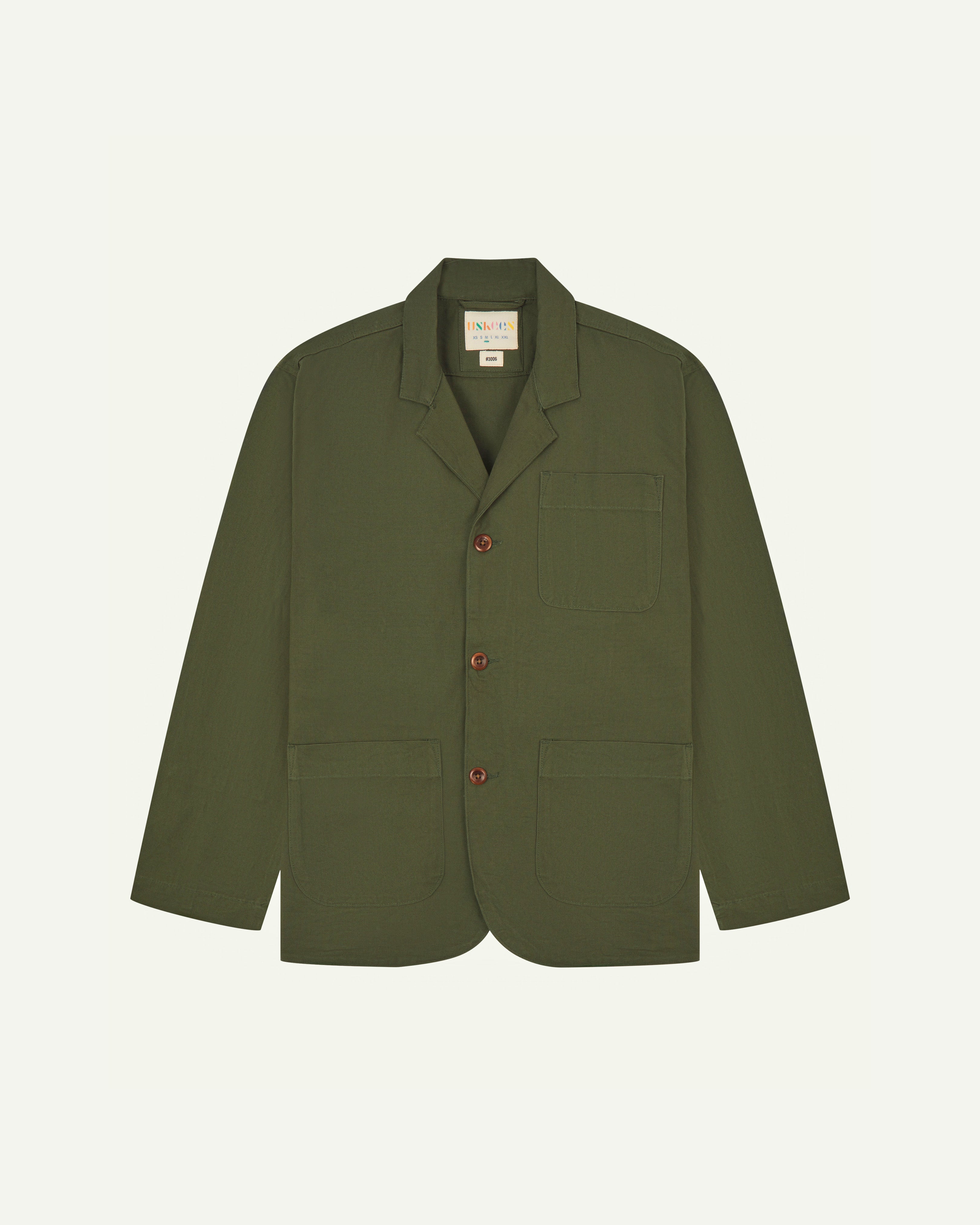 Khaki on sale cotton blazer