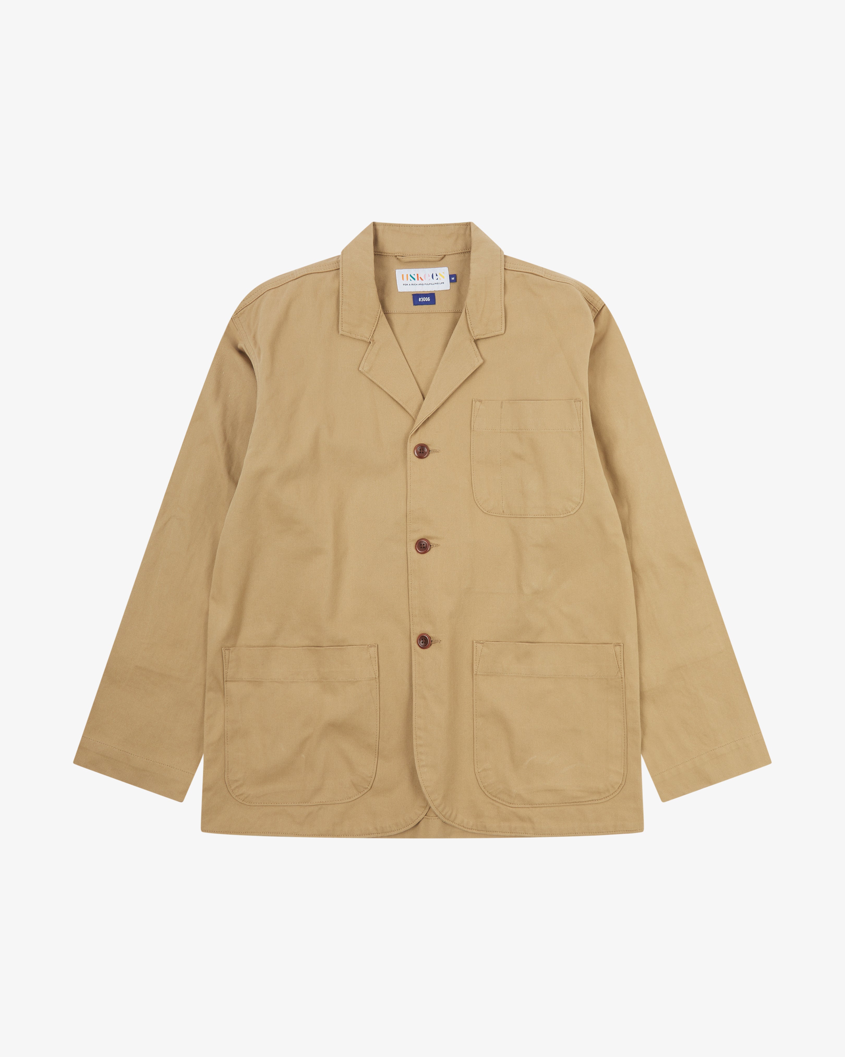 #3006 twill blazer - khaki