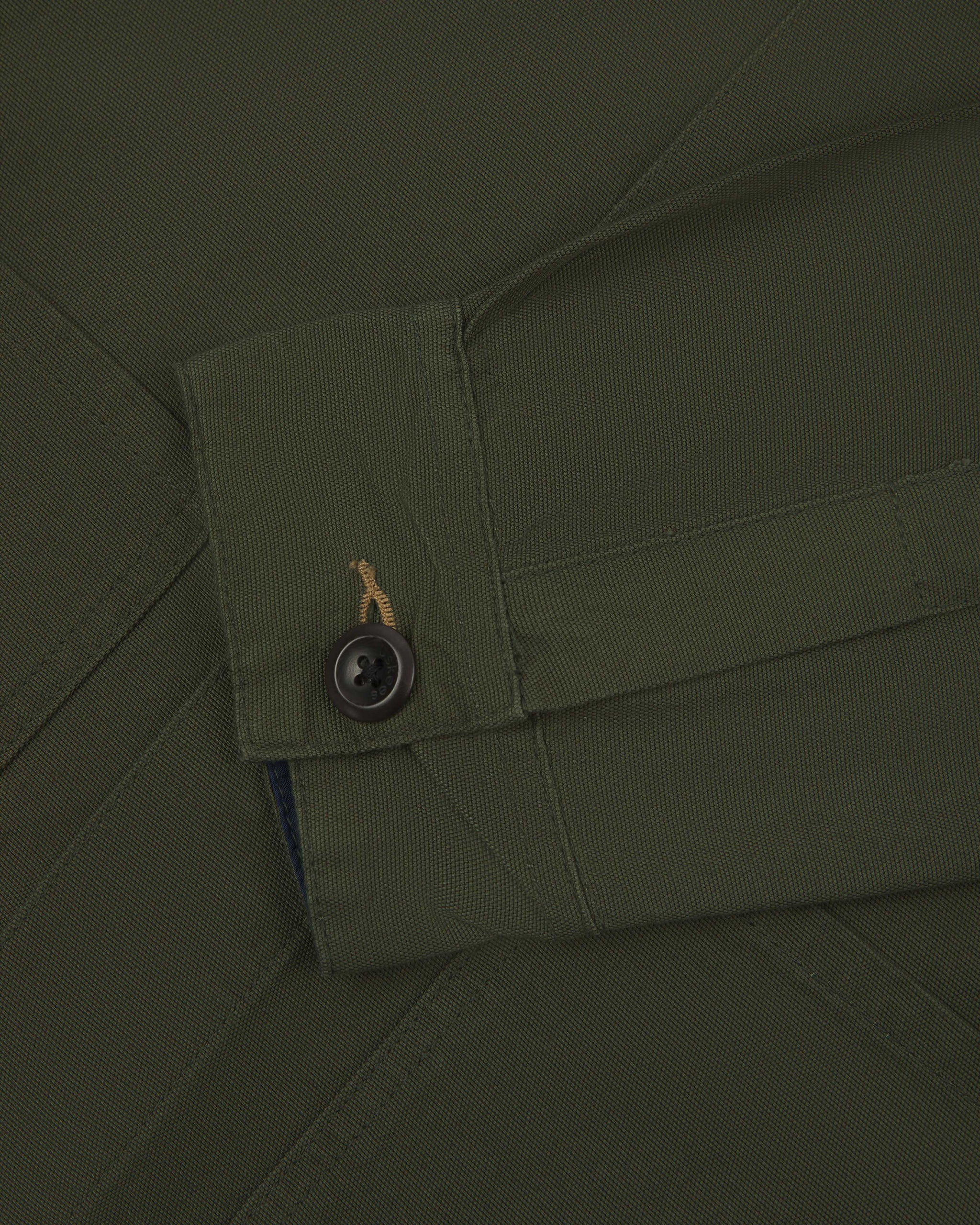 #3011 Vine Green Overshirt | Hidden Buttons | USKEES Apparel