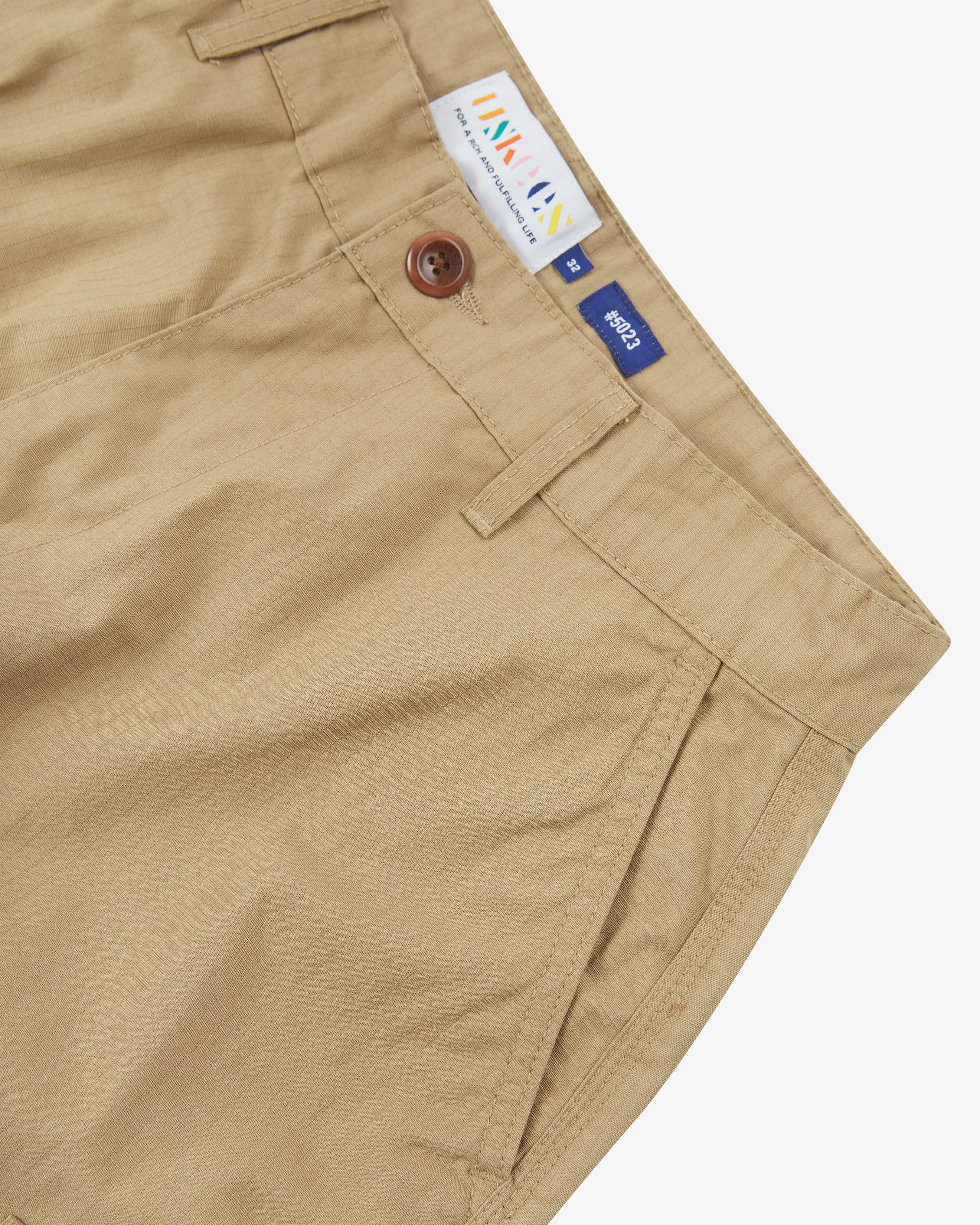 Short cargo ripstop #5023 - kaki