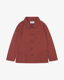 3001 Drill buttoned overshirt - chestnut