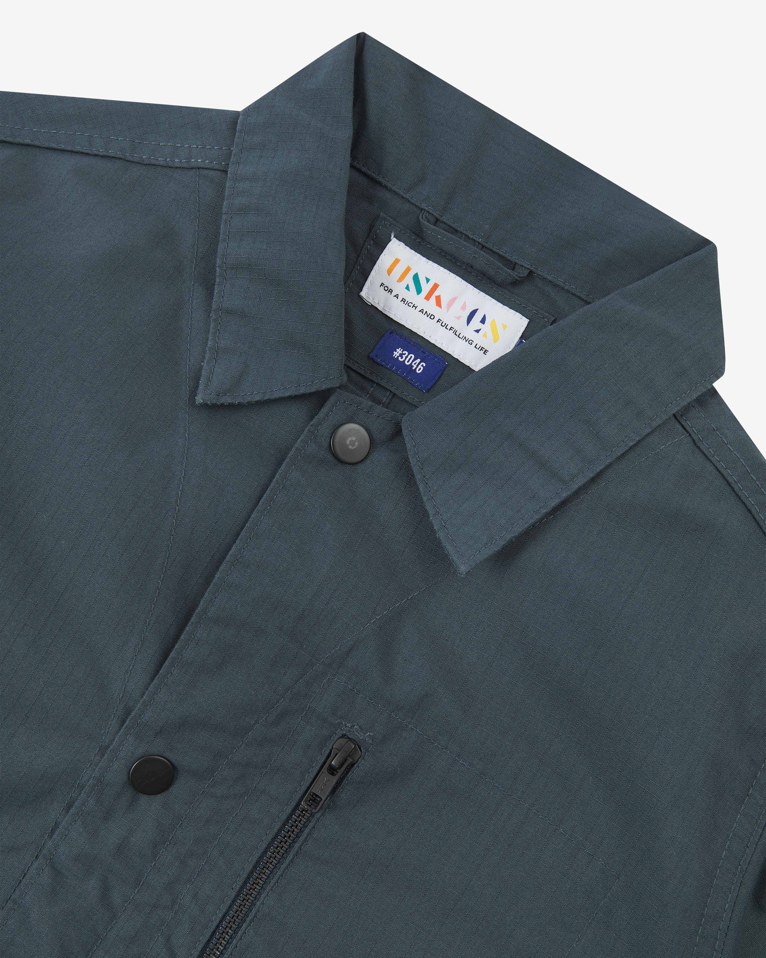 Veste utilitaire ripstop n° 3046 - myrtille