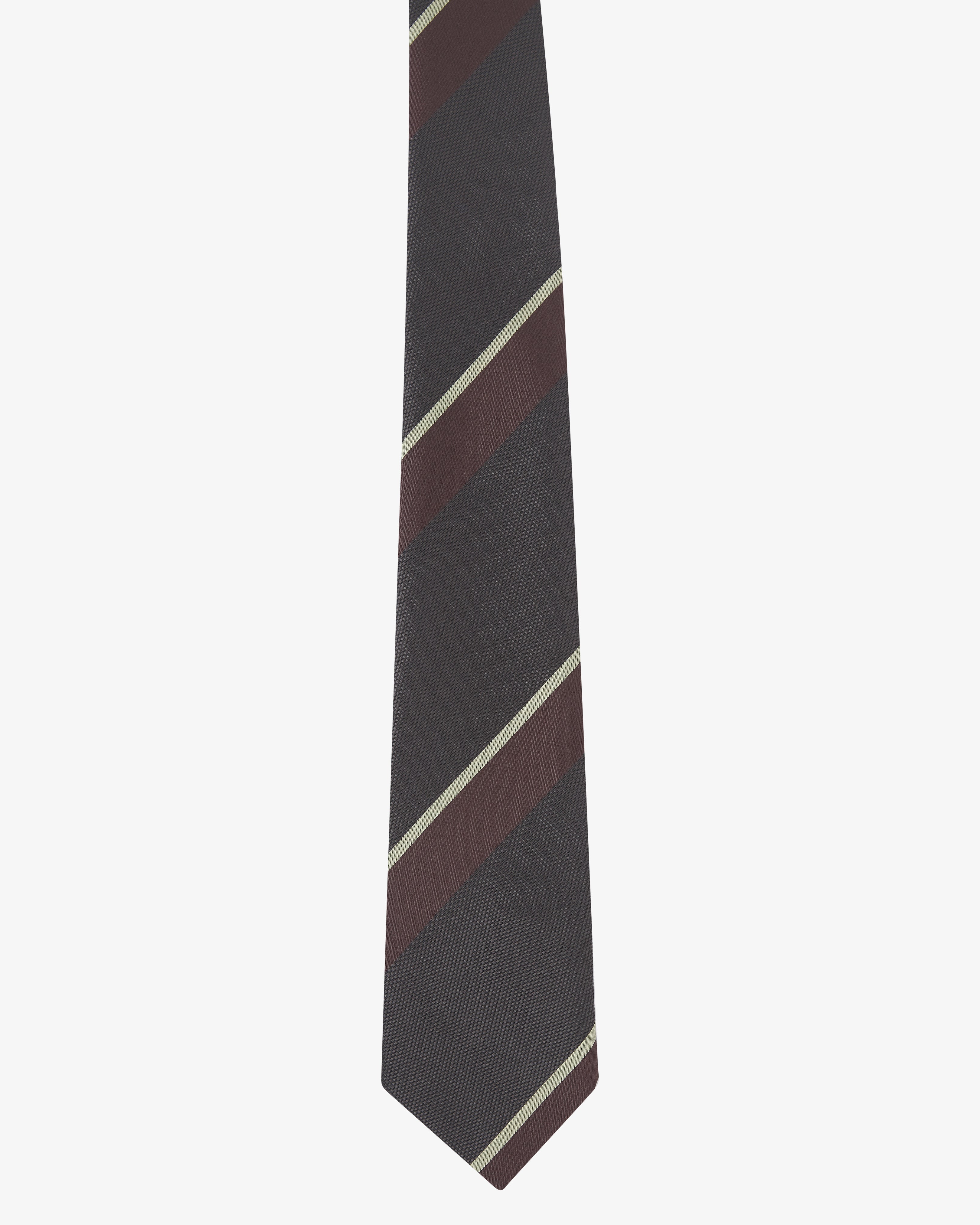 4014 Repp Tie - charcoal