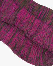 4006 Colour Fuzz Socks - magenta sunset