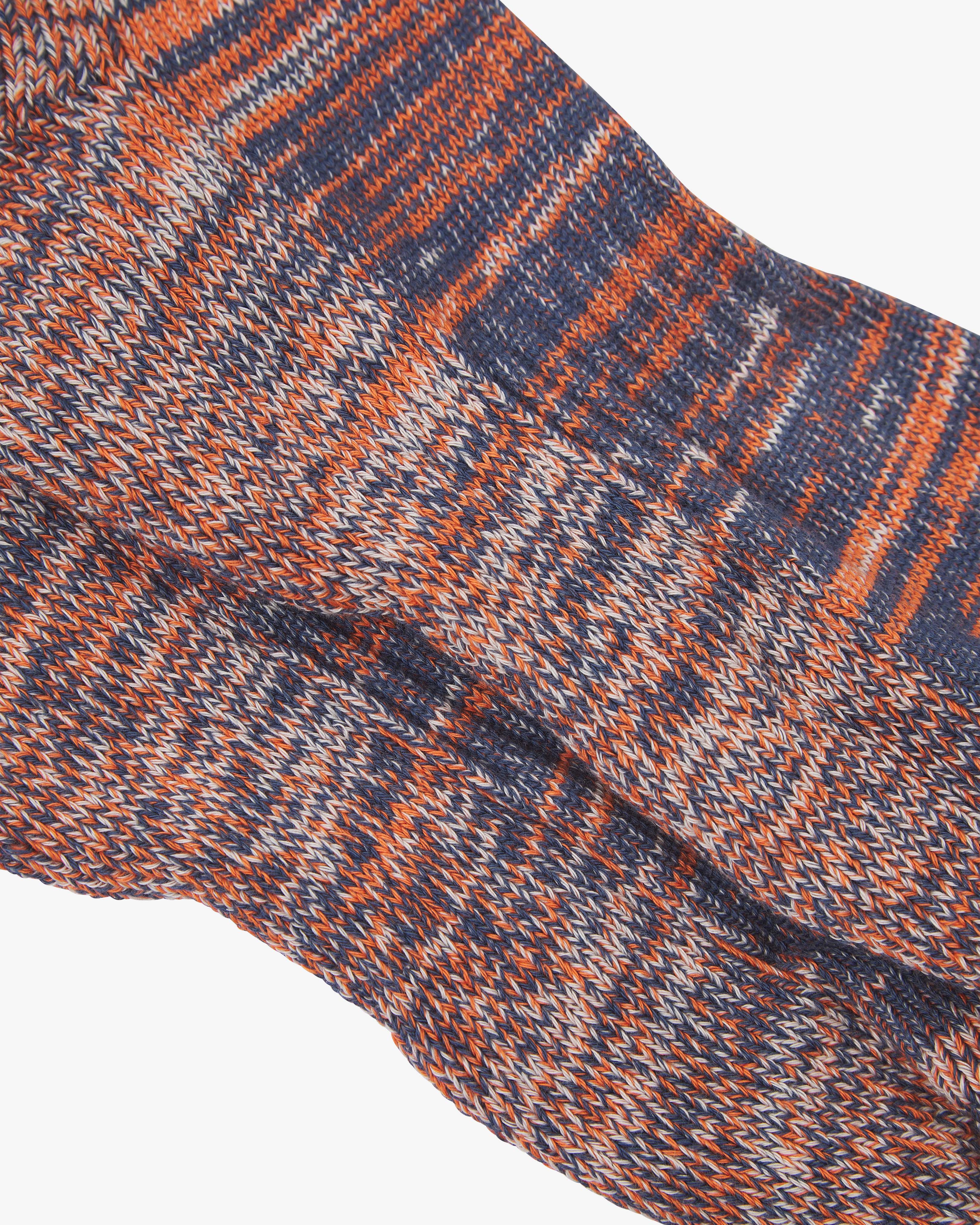 4006 Colour Fuzz Socks - volcanic orange