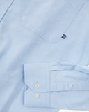 6013 Long-sleeve Oxford shirt - daydream blue