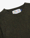 7019 Alderney crewneck jumper - speckled kelp