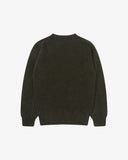 7019 Alderney crewneck jumper - speckled kelp