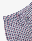 ! 4016 Pyjama Suburban - carreaux bleu marine/rouge cerise