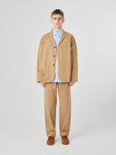 3006 Twill blazer - khaki