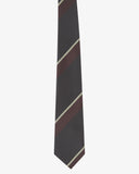 Uskees men's striped Repp tie presented on a white background